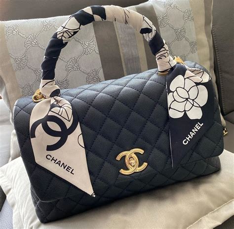 chanel coco handle bag price|Chanel bag with top handle.